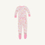 Fallon Footie Pajamas - Ice Cream Daydream (Strawberry Pink)