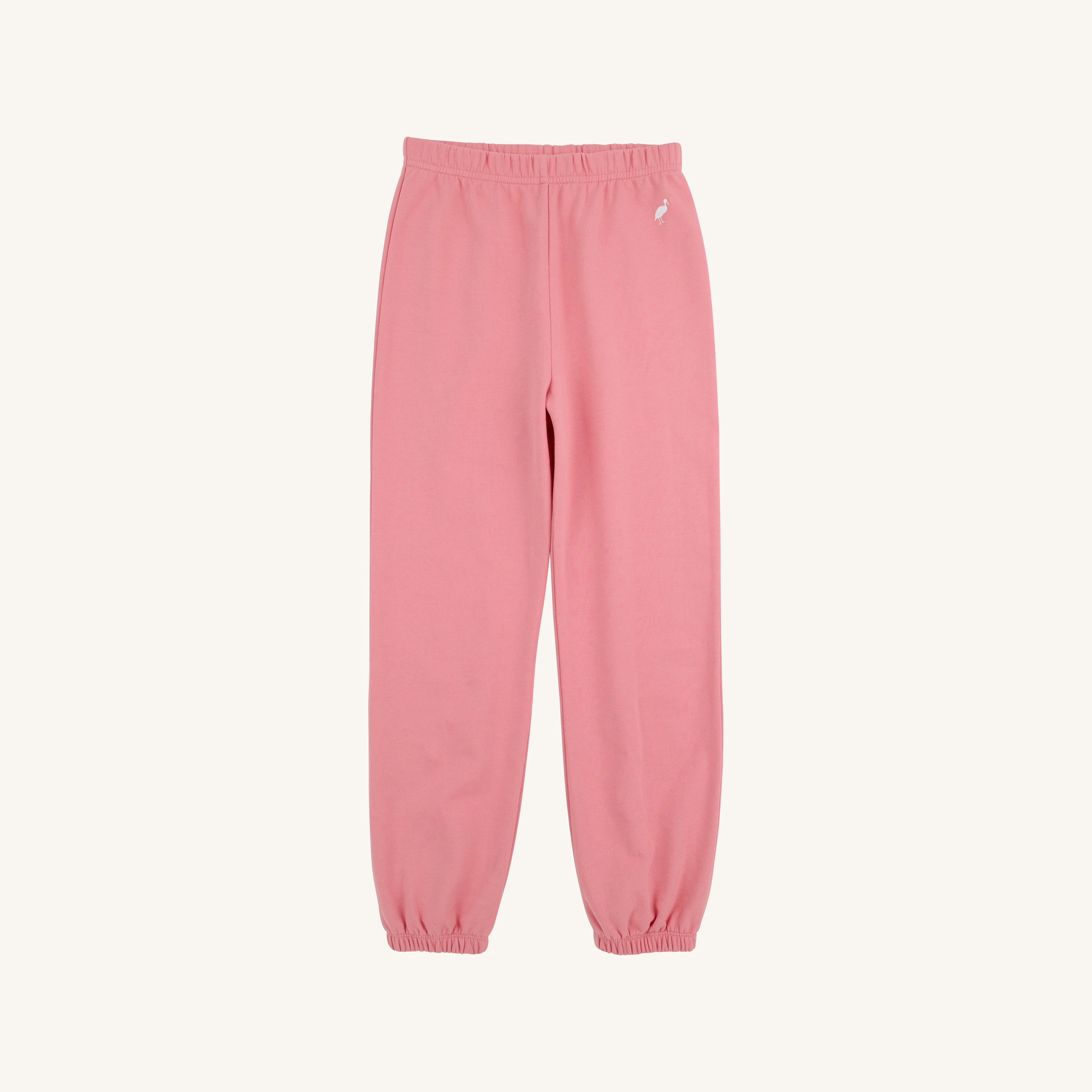 Gates Sweeney Sweatpants - Nantucket Red with Worth Avenue White Stork