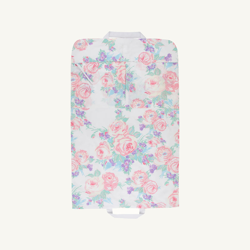 Greta Garment Bag - Princess Grace Rose (Pink) with Worth Avenue White