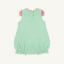 Happy Halloween Flower (Infant) - Grace Bay Green Microdot with Hamptons Hot Pink