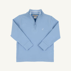Hayword Half-Zip - Sarasota Sky with Tonal Stork