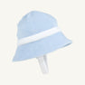 Henry's Boating Bucket Hat (Terrycloth) - Beale Street Blue with Worth Avenue White