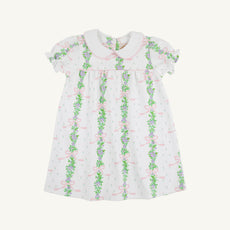 Holly Day Dress - Fincastle Floral with Palm Beach Pink