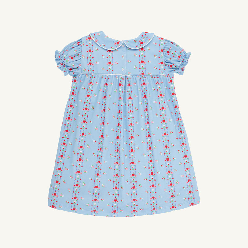 Holly Day Dress - First Day Flowers with Worth Avenue White