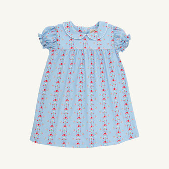 Embroidery result for: Holly Day Dress - First Day Flowers with Worth Avenue White