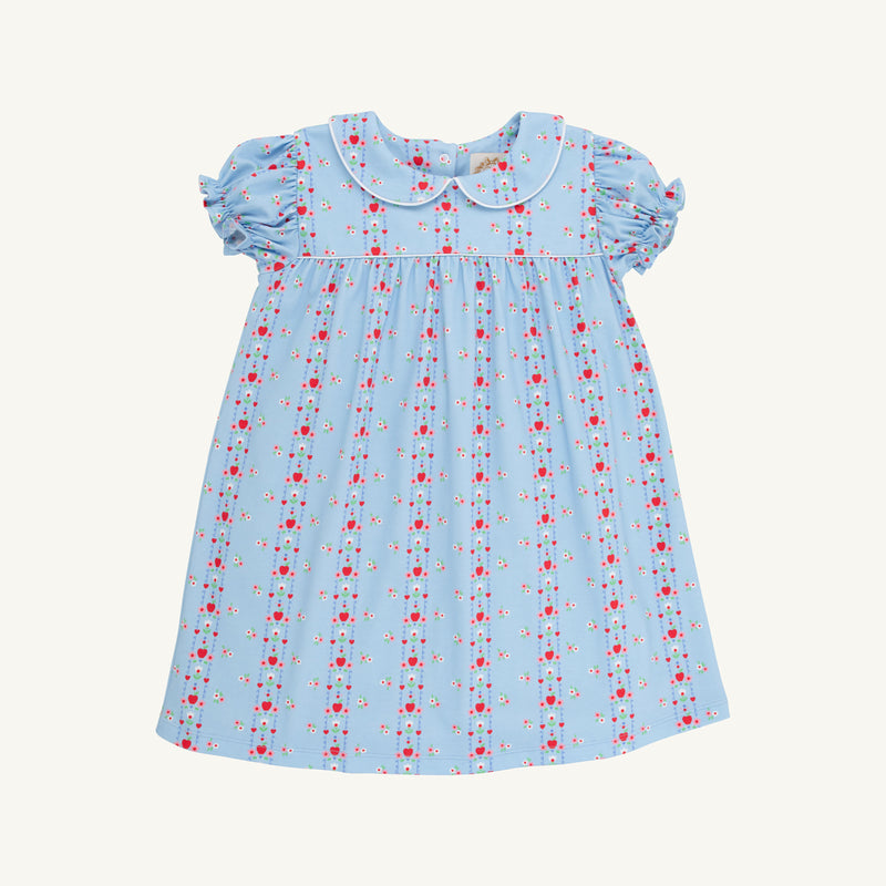 Holly Day Dress - First Day Flowers with Worth Avenue White