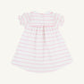 Holly Day Dress - Pier Party Pink Stripe with Pier Party Pink