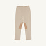 Horse Tack Trousers - Keeneland Khaki with Cape Elizabeth Camel
