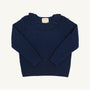 Reece Ruffle Sweater - Nantucket Navy