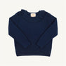 Reece Ruffle Sweater - Nantucket Navy