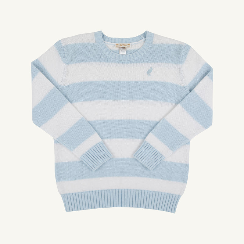 Isaac's Sweater - Buckhead Blue Stripe