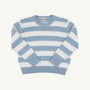 Isaac's Sweater - Barrington Blue Stripe with Keeneland Khaki Stork