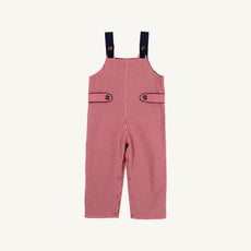 Ivy League Longall - Richmond Red Mini Gingham with Nantucket Navy