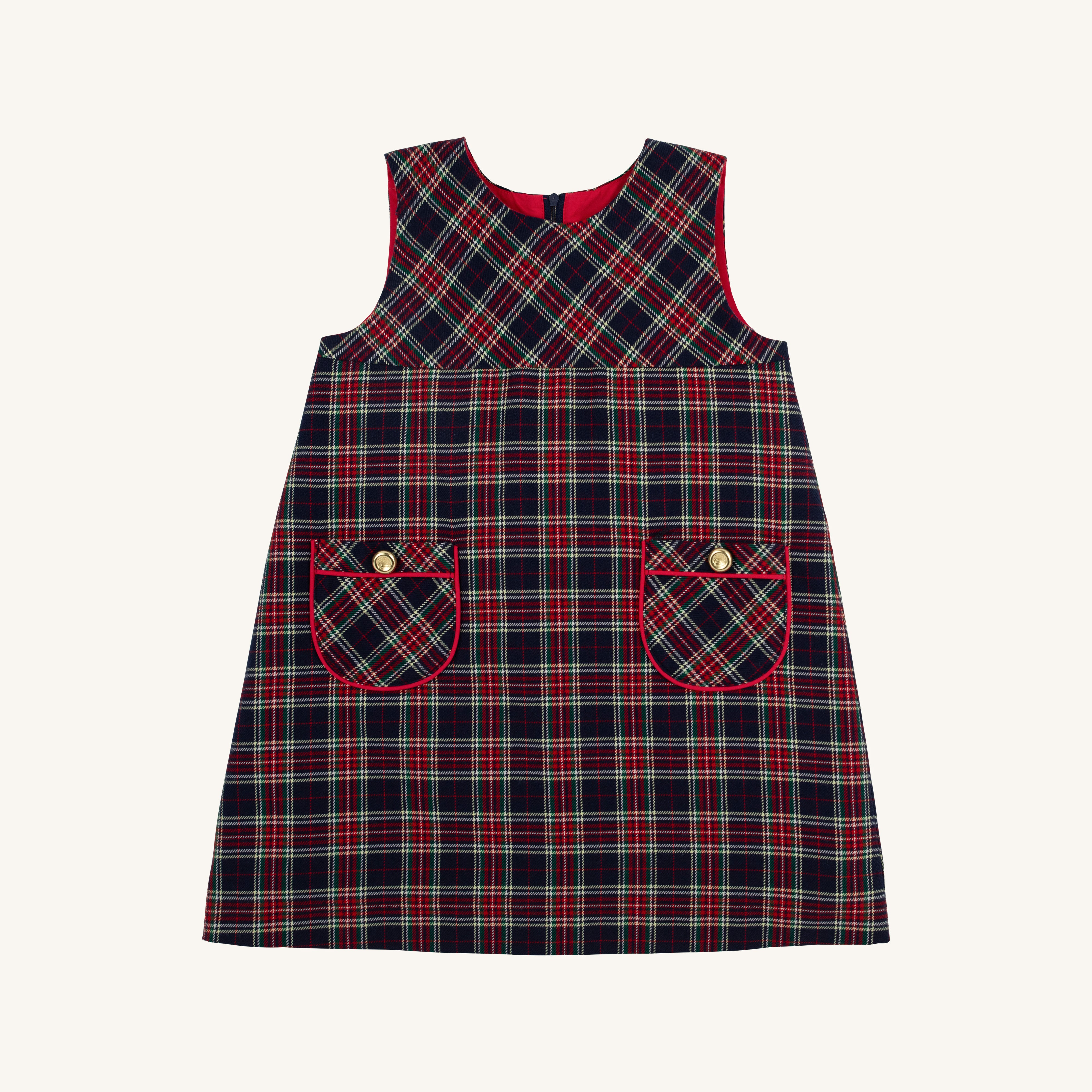 Jill Jumper - Winn Point Plaid with Richmond Red