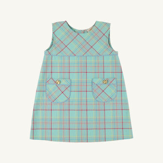 Embroidery result for: Jill Jumper - Woodley Park Plaid with Barrington Blue