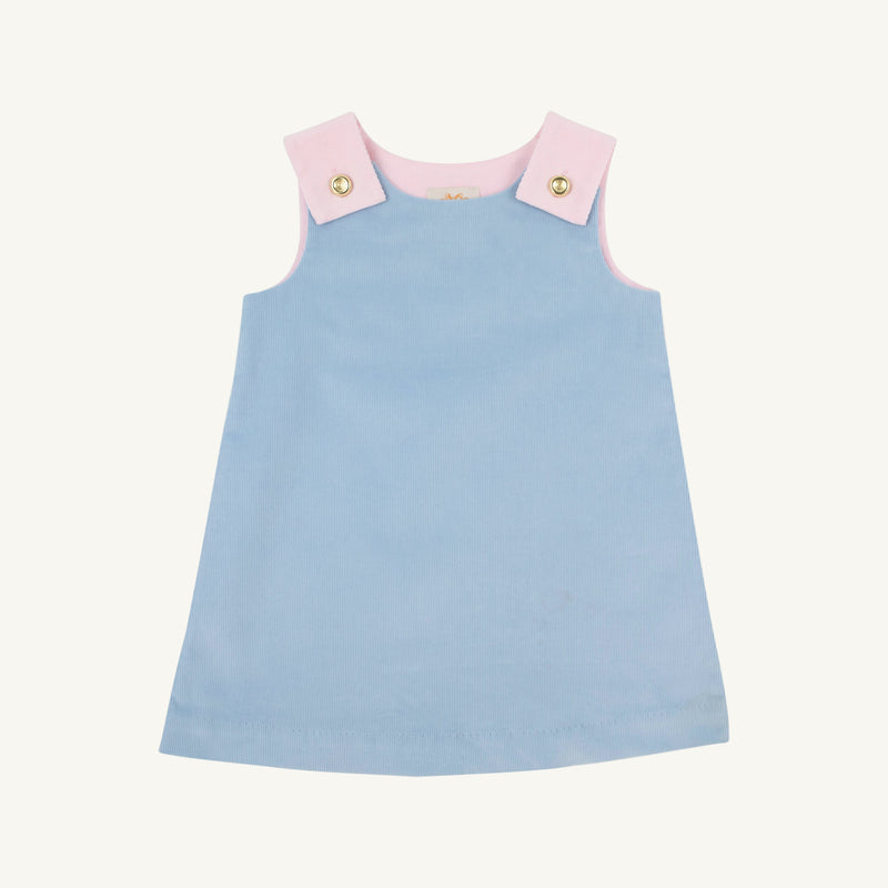 Juliet Jumper (Corduroy) - Barrington Blue with Palm Beach Pink