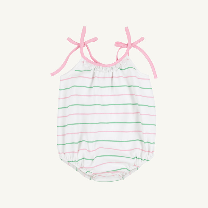 Junie B Bubble - Tradd Street Stripe with Pier Party Pink