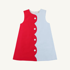 Kennedy Colorblock Jumper - Richmond Red & Buckhead Blue