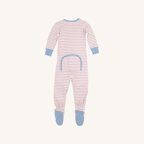 Knox's Night Night - Nantucket Red Stripe with Barrington Blue