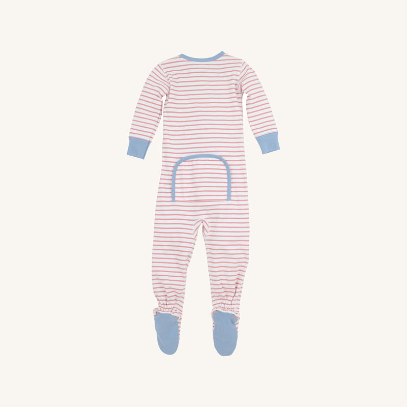 Knox's Night Night - Nantucket Red Stripe with Barrington Blue