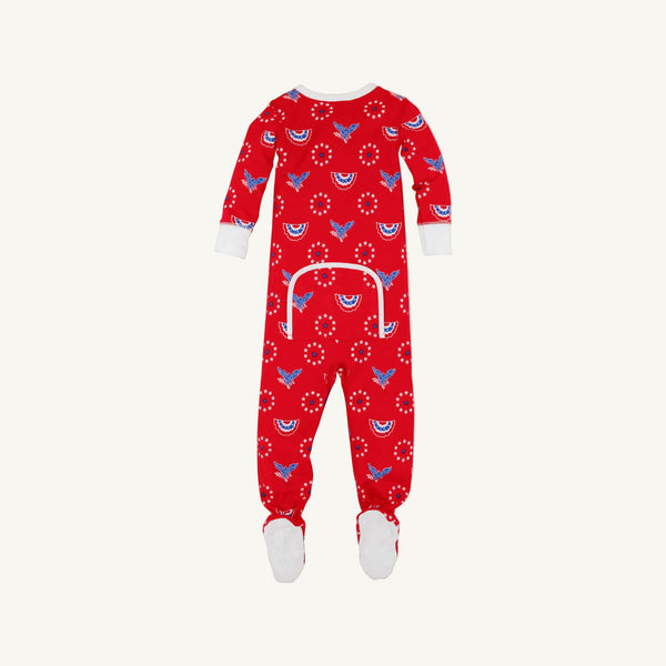 Knox's Night Night - Star Spangled Swag with Worth Avenue White