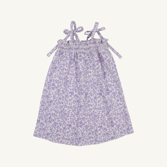 Embroidery result for: Lainey's Little Dress - Greenville Garden (Lauderdale Lavender) with Worth Avenue White