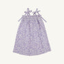 Lainey's Little Dress - Greenville Garden (Lauderdale Lavender) with Worth Avenue White