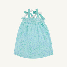 Lainey's Little Dress - Sarasota School of Fish with Worth Avenue White