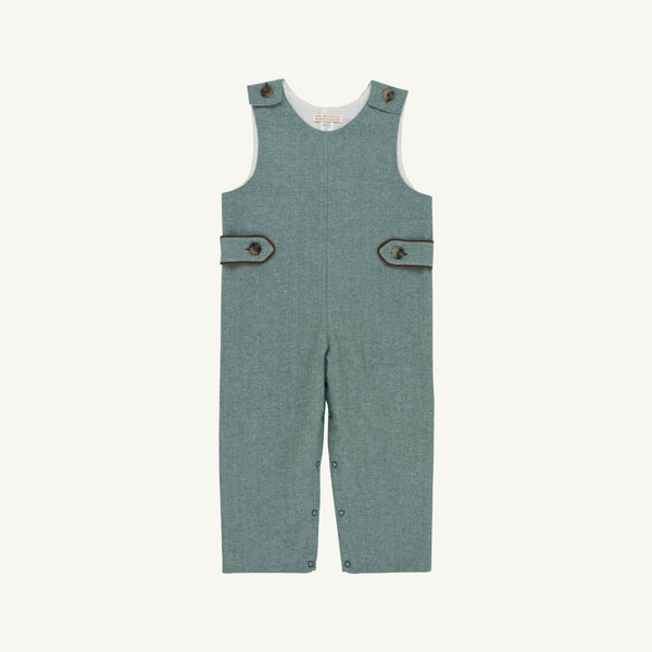 Lawson Longall - Grier Green Herringbone with Chelsea Chocolate