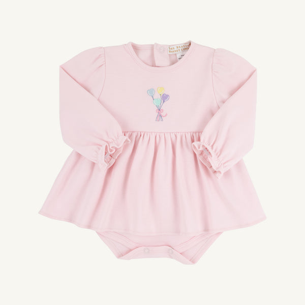 long sleeve daisy dress TBBC Girls' Long Sleeve Daisy's Diaper Cover Dress