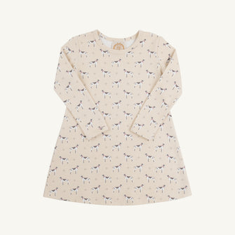 Embroidery result for: Long Sleeve Polly Play Dress - Carolina Hunt Club