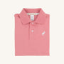 Long Sleeve Prim & Proper Polo & Onesie - Nantucket Red with Worth Avenue White