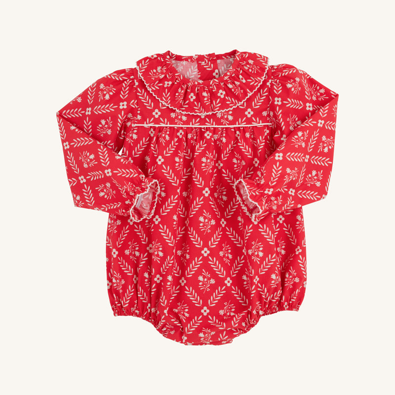 Long Sleeve Ramona Ruffle Bubble - Mayflower Musings with Palmetto Pearl