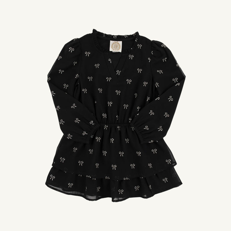 Long Sleeve Mary Price Party Dress - I Believe in Bows (Newport Night)