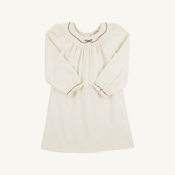 smocked dress long sleeve Long Sleeve Sandy Smocked Dress