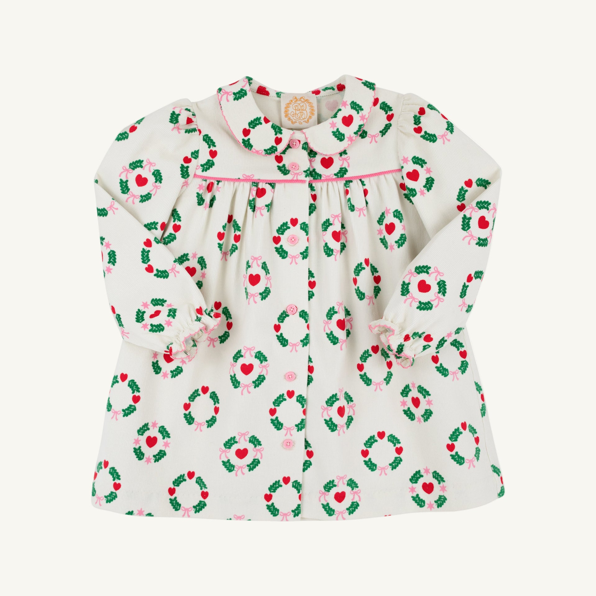 Long Sleeve Tabitha's Teacher's Pet Dress (Corduroy) - Rollins Wreaths Long Sleeve Tabitha's Teacher's Pet Dress (Corduroy) - Rollins Wreaths