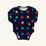 Long Sleeve Walt Onesie - Hut! with Nantucket Navy