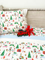 Sleep Tight Sheet Set - Make the Season Bright with Palmetto Pearl