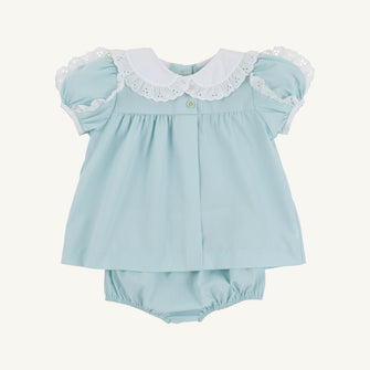 Embroidery result for: Mary Baker Bloomer Set - Old Greenwich Green with Worth Avenue White