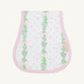 Oopsie Daisy Burp Cloth - Fincastle Floral with Palm Beach Pink
