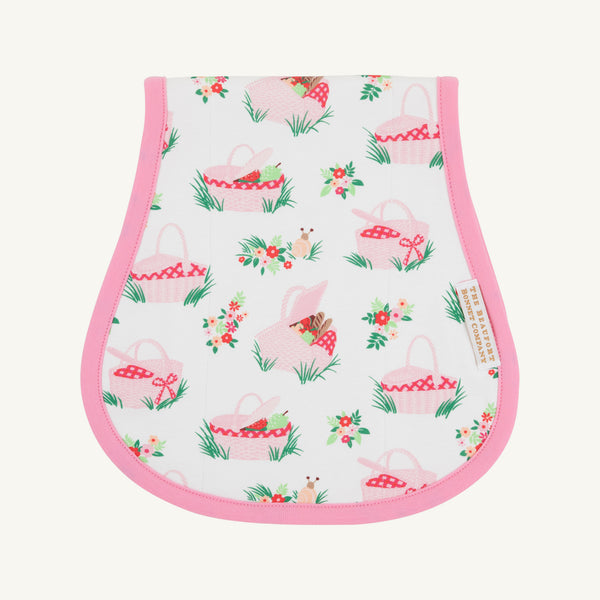 Oopsie Daisy Burp Cloth - Pink Picnic Pack with Hamptons Hot Pink