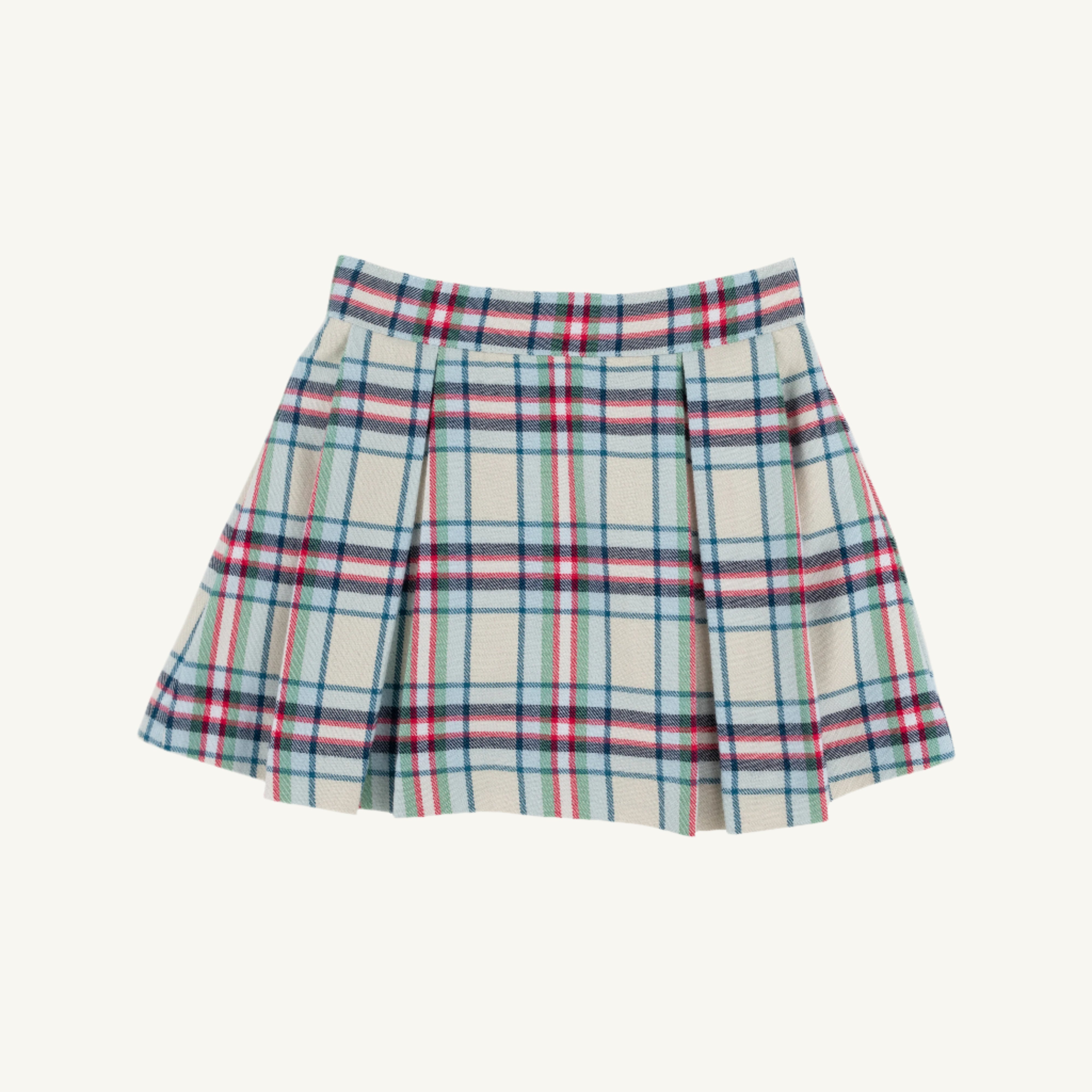Parson Pleated Skirt - Ardmore Pier Plaid