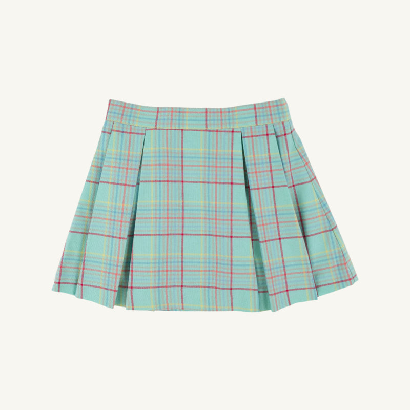 Parson Pleated Skirt - Woodley Park Plaid