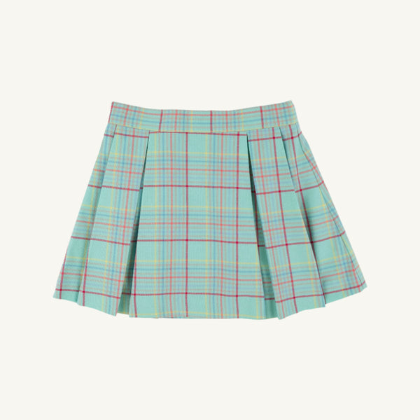 Parson Pleated Skirt - Woodley Park Plaid