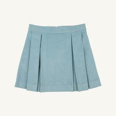 Parson Pleated Skirt - Old Greenwich Green Corduroy