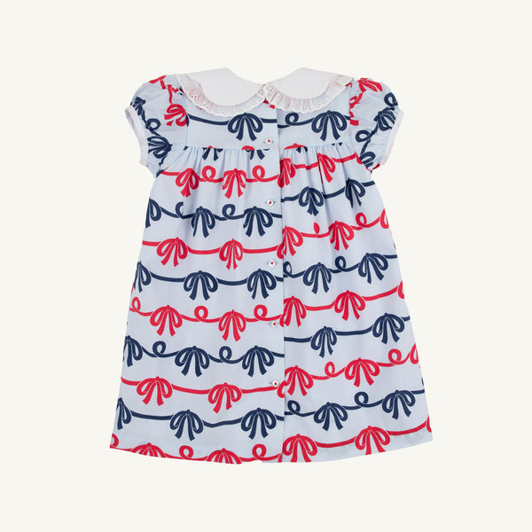 Patsy's Party Dress - Brentwood Bows with Worth Avenue White