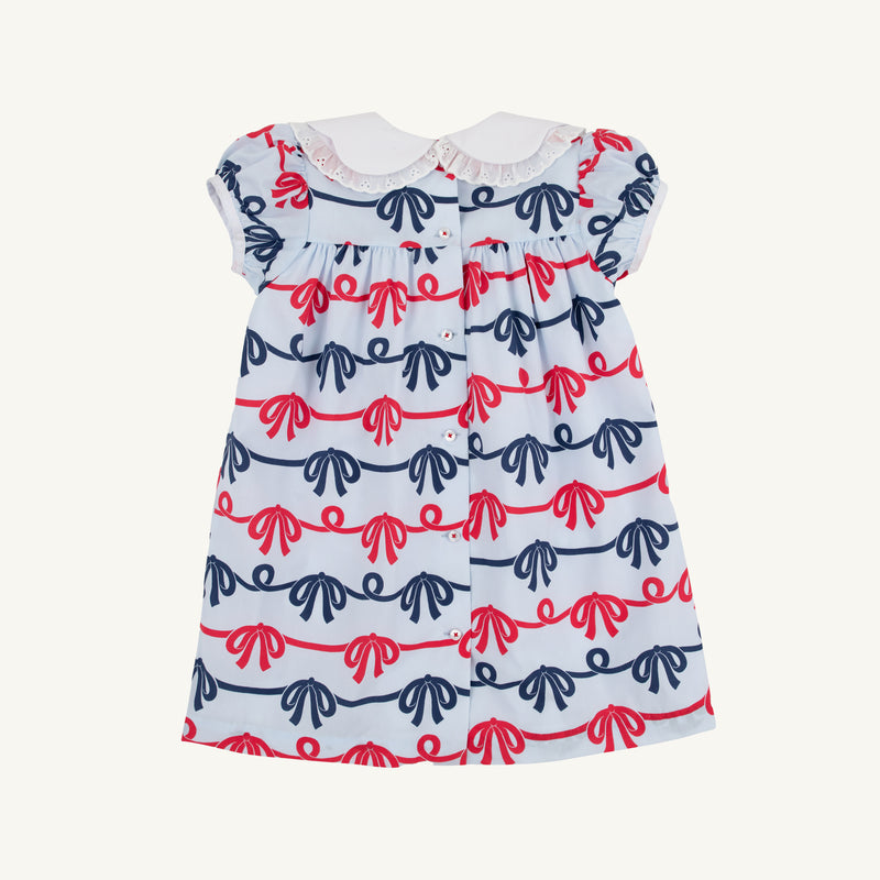 Patsy's Party Dress - Brentwood Bows with Worth Avenue White