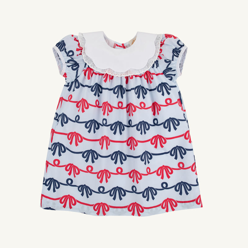 Patsy's Party Dress - Brentwood Bows with Worth Avenue White