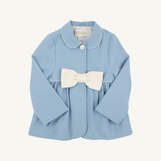 Pippa Peacoat - Barrington Blue with Palmetto Pearl