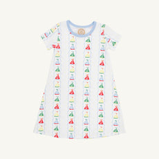 Polly Play Dress - Set Sail with Beale Street Blue